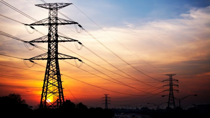Sunset pylons